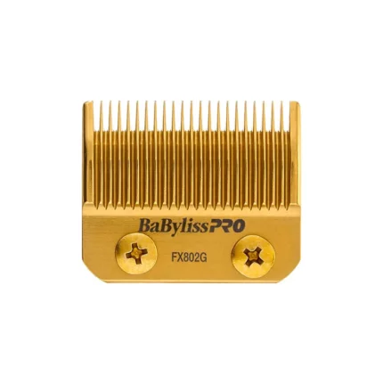 BaBylissPRO Cuchilla Clipper TAPER de Titanio Dorado y DLC FX802G