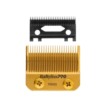 BaBylissPRO Cuchilla Clipper TAPER de Titanio Dorado y DLC FX802G