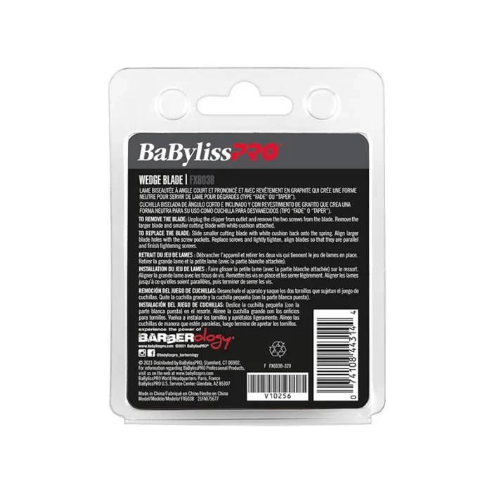 BaBylissPro Cuchilla Clipper WEDGE de Grafito FX603B