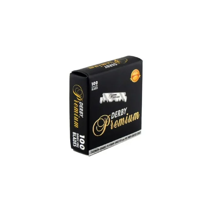 Derby Premium 100 Hojas Cortadas en la mitad