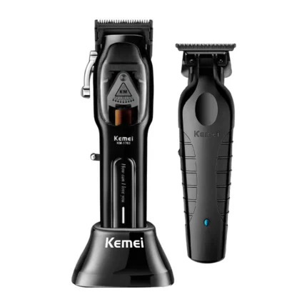 Kemei Combo Clipper KM-1763 Black + Trimmer KM-2299