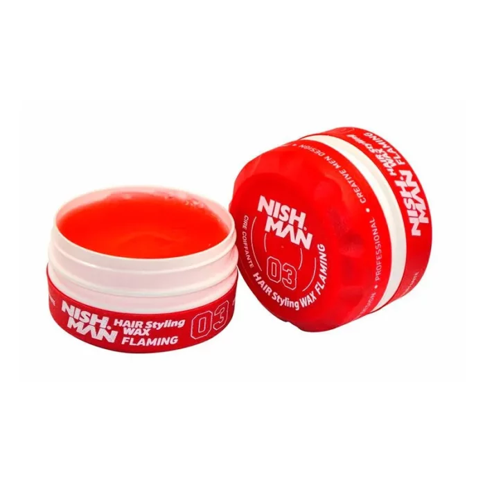 NishMan Wax Cera para el Cabello 03 Cherry 150ml