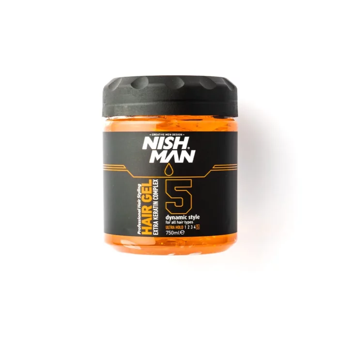 Nishman Gel para el Cabello Ultra Fuerte 5 con Extra Keratina 750ml